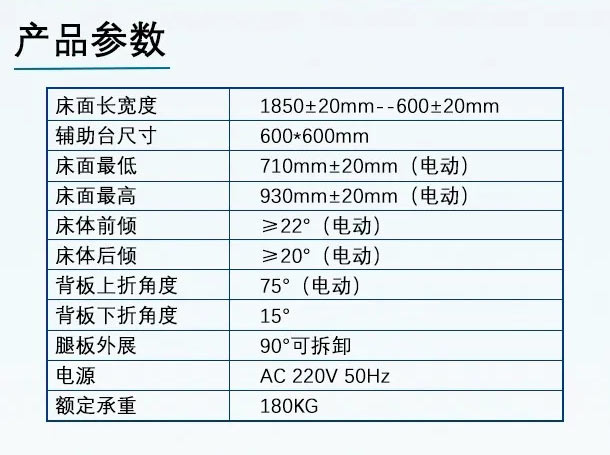 多功能婦科電動(dòng)手術(shù)臺(tái)（側(cè)展型）(圖7)